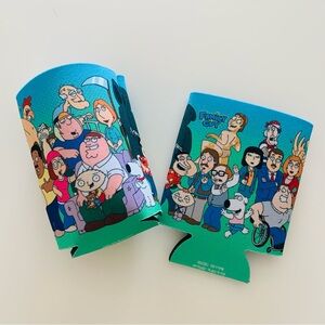 Family Guy Can Cooler Koozie Featuring the Full Cast - Set of Two